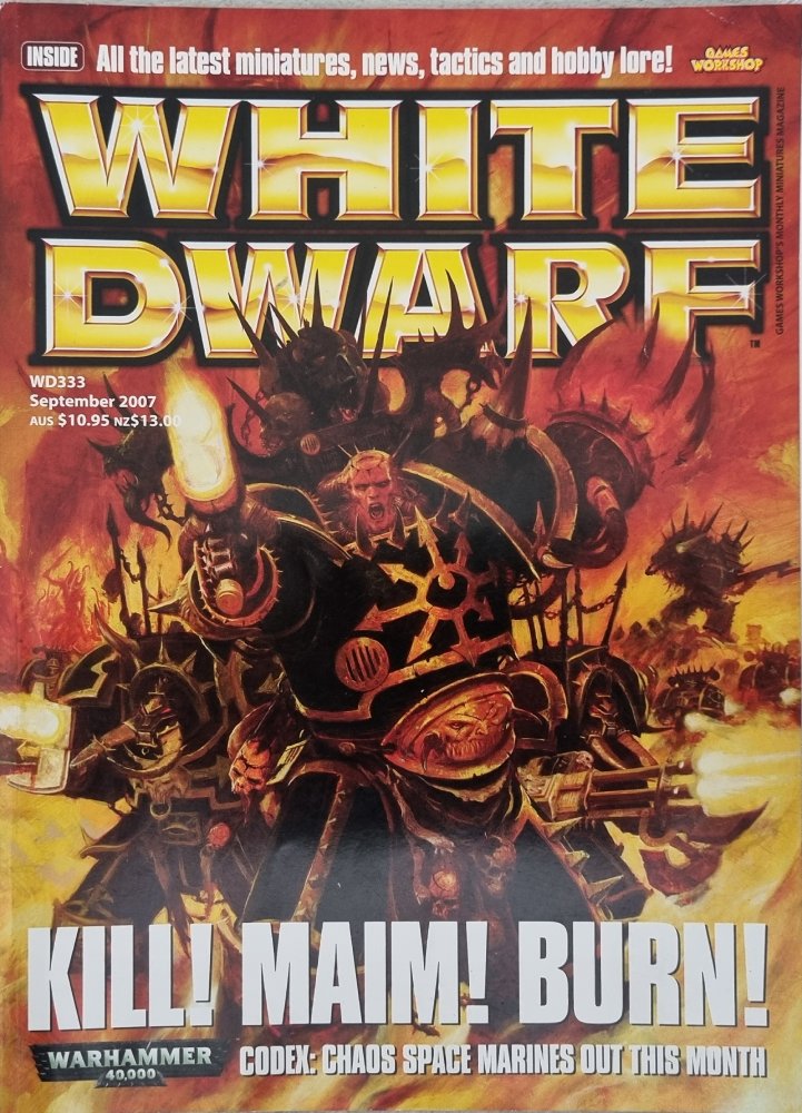 White Dwarf - Warhammer Magazine - September 2007 #333