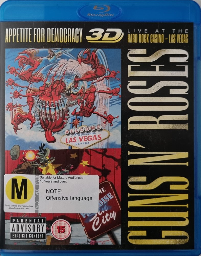 Guns n' Roses - Appetite for Democracy 3D (Blu Ray)