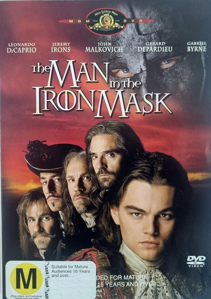 The Man in the Iron Mask - 1998 (DVD)