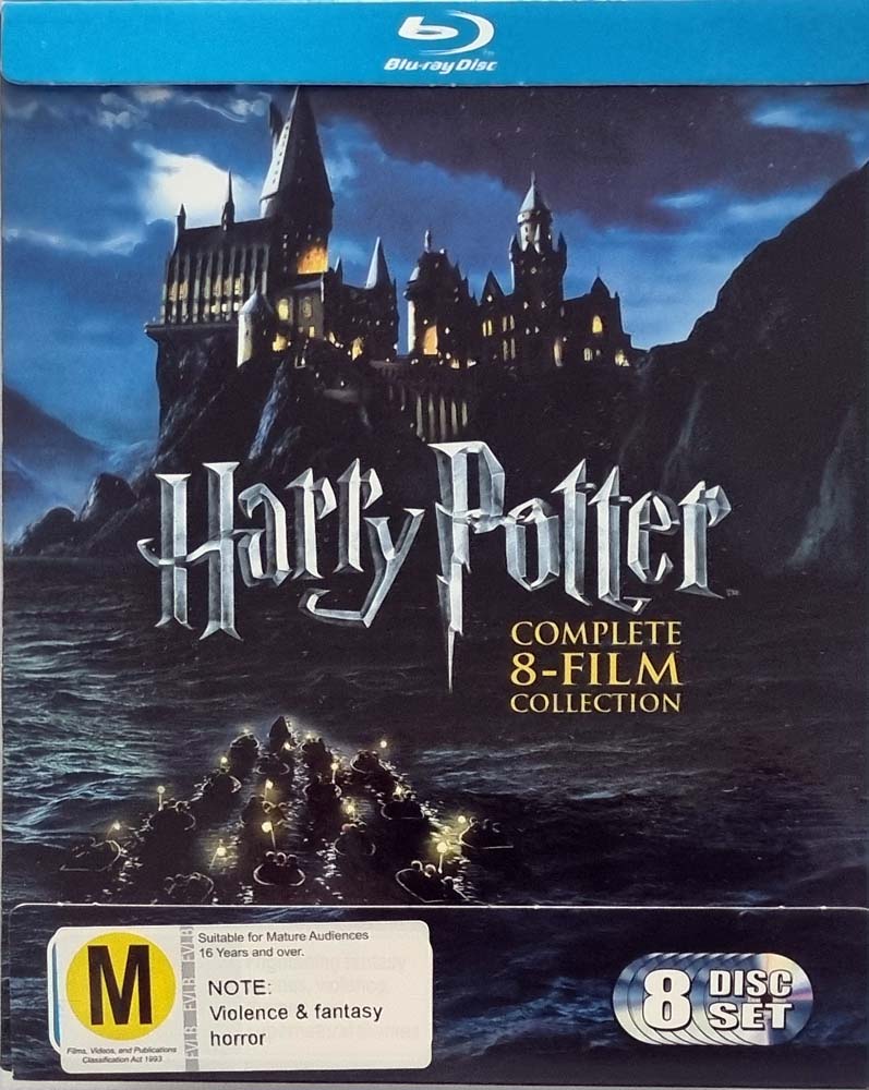 Harry Potter: The Complete 8 Film Collection (Blu Ray)