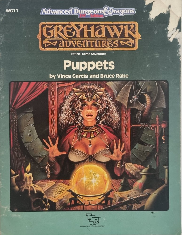 AD&D - Greyhawk Adventures Module - Puppets (WG11)