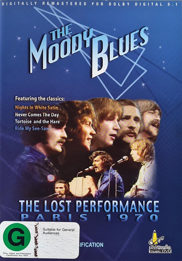 The Moody Blues - The Lost Performance Paris 1970 (DVD)