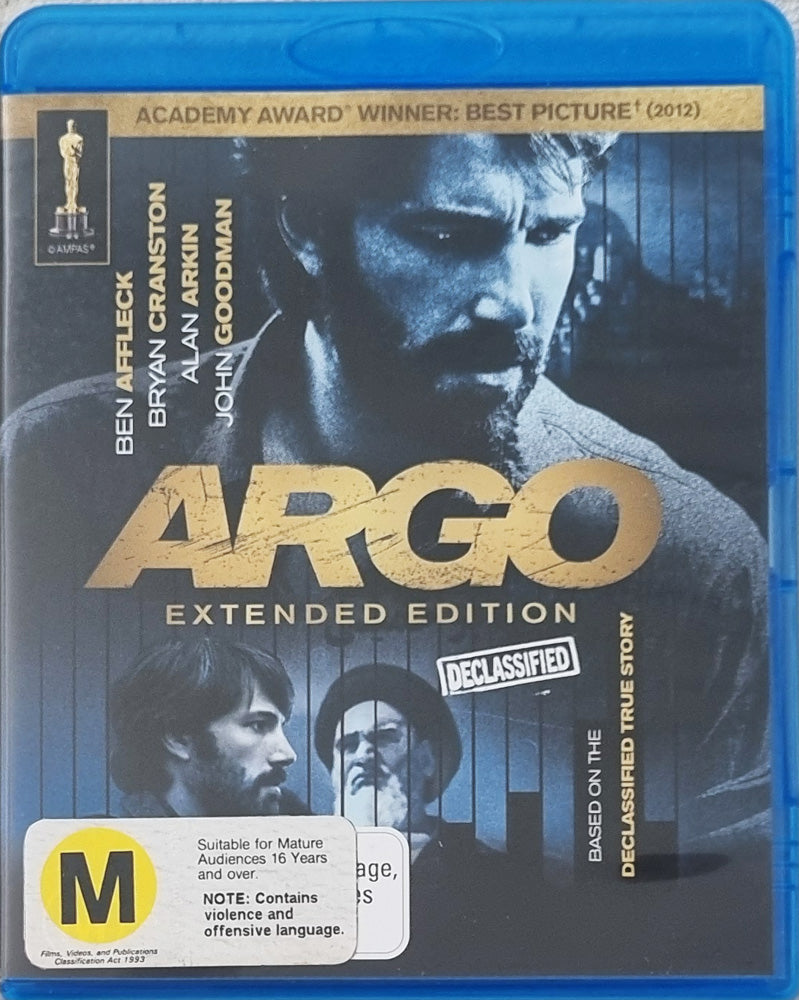 Argo Extended Edition: 2 Disc (Blu Ray)