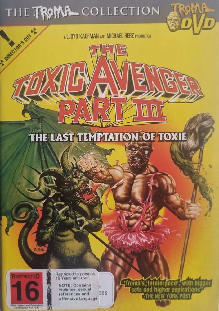 The Toxic Avenger Part III - The Last Temptation of Toxie (DVD)