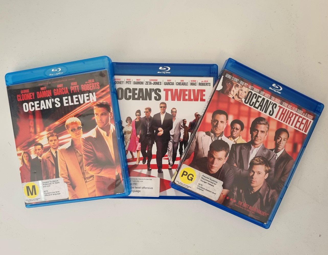 Ocean's Trilogy (Blu Ray) Eleven, Twelve Thirteen