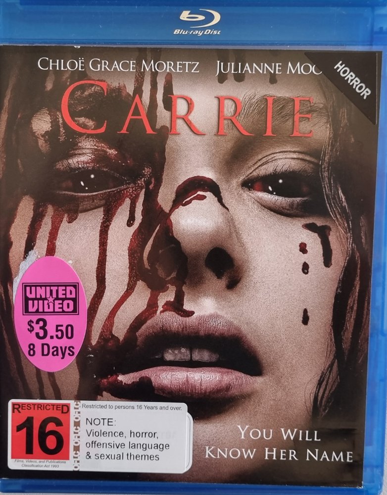 Carrie 2013 (Blu Ray) EX-RENTAL