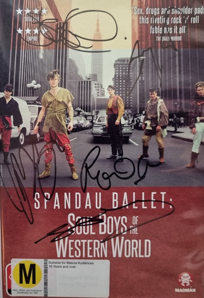 Spandau Ballet: Soul Boys of the Western World (DVD) Signed
