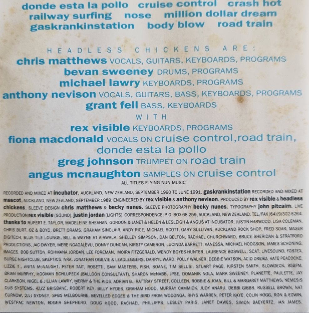 Headless Chickens - Body Blow (CD)