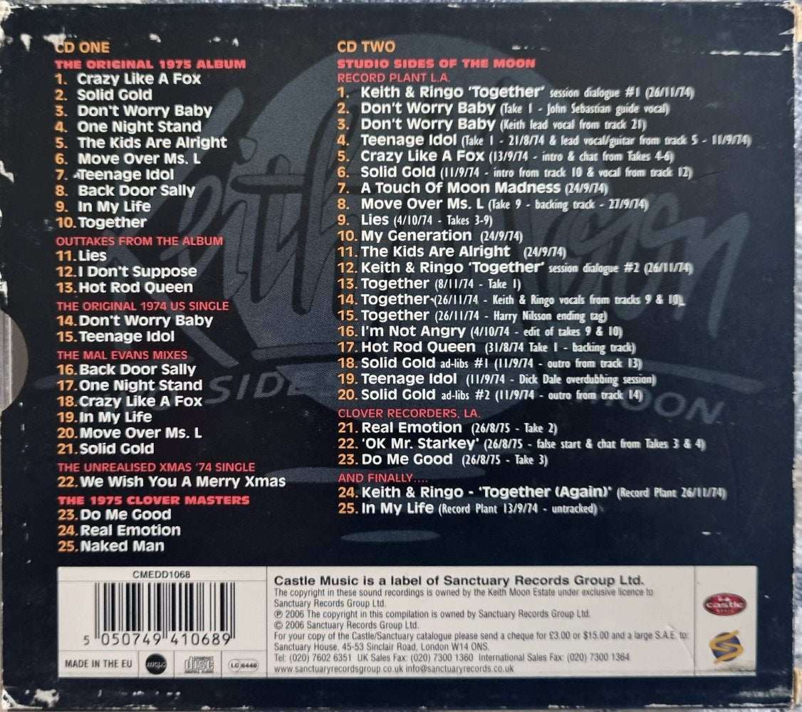 Keith Moon - Two Sides Of The Moon (2 CD)