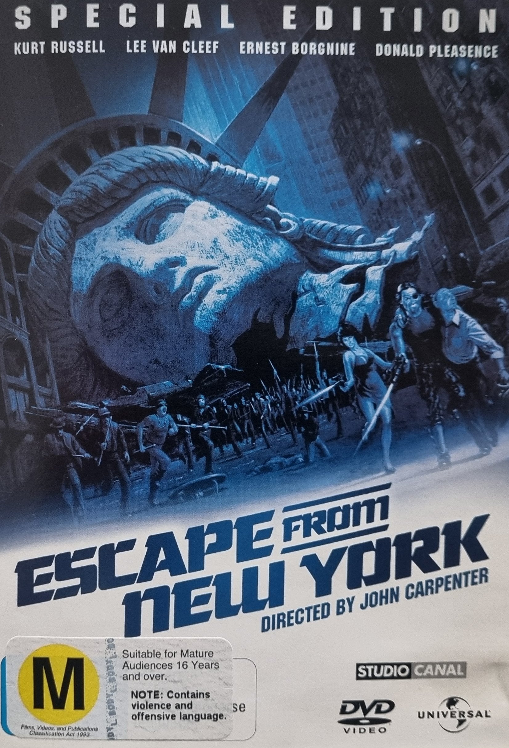Escape From New York - 1981 (DVD)