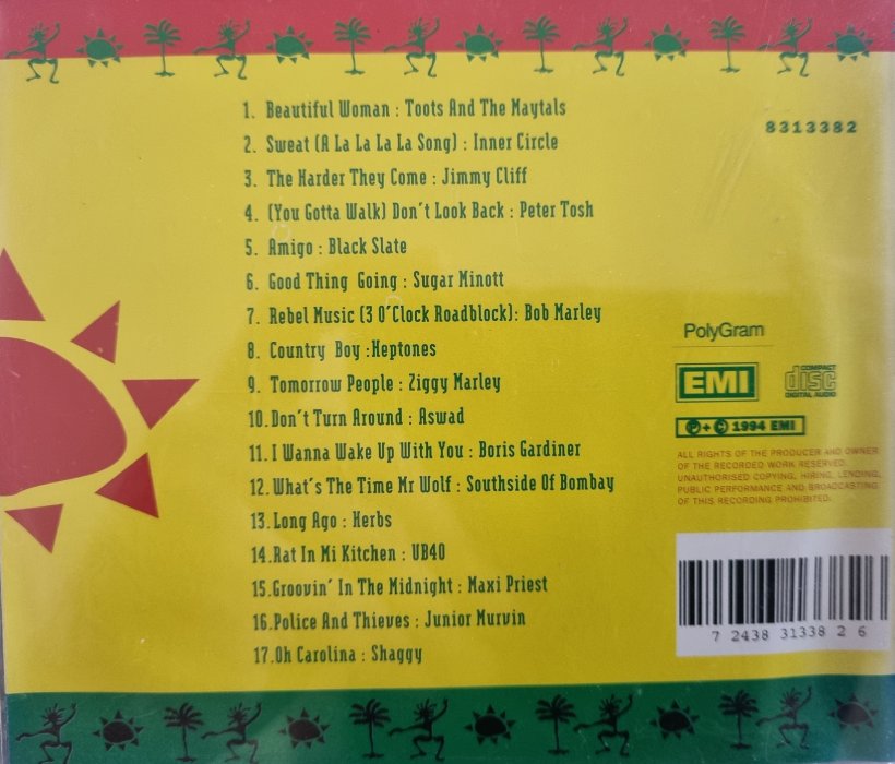 Jammin' Reggae's Greatest Hits (CD)