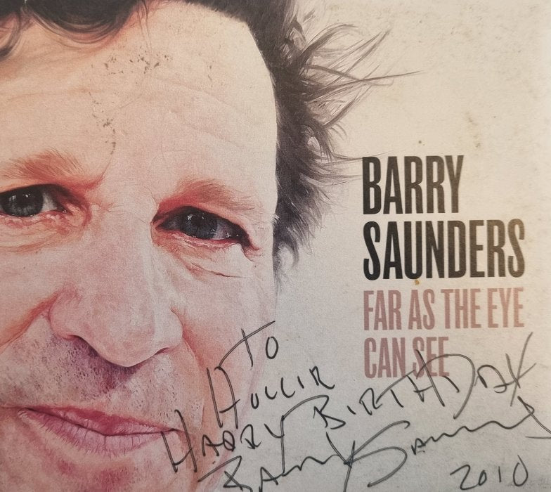 Barry Saunders - As Far As The Eye Can See (CD) Signed