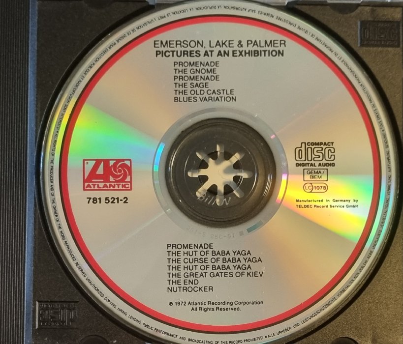 Emerson, Lake & Palmer - Pictures At An Exhibition (CD)