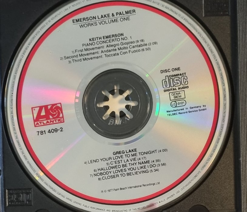 Emerson Lake & Palmer - Works (Volume 1) (CD)
