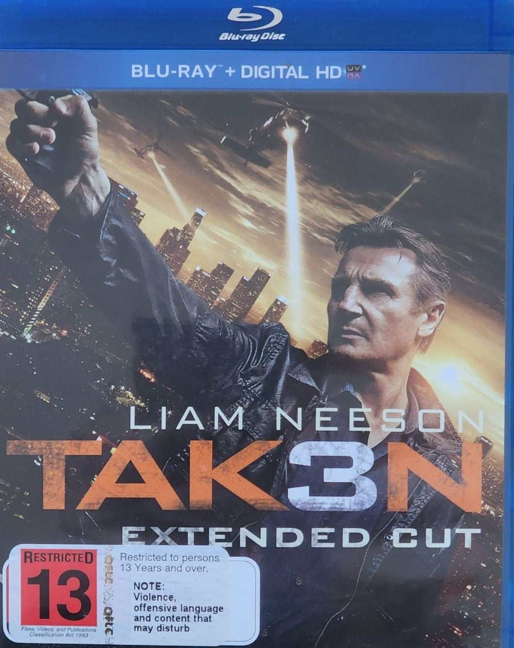 Taken 3 Extended Cut Blu Ray