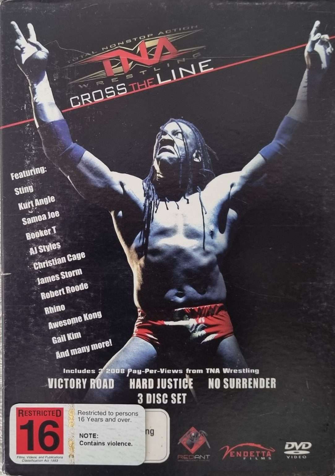 TNA: Cross the Line 3 Disc