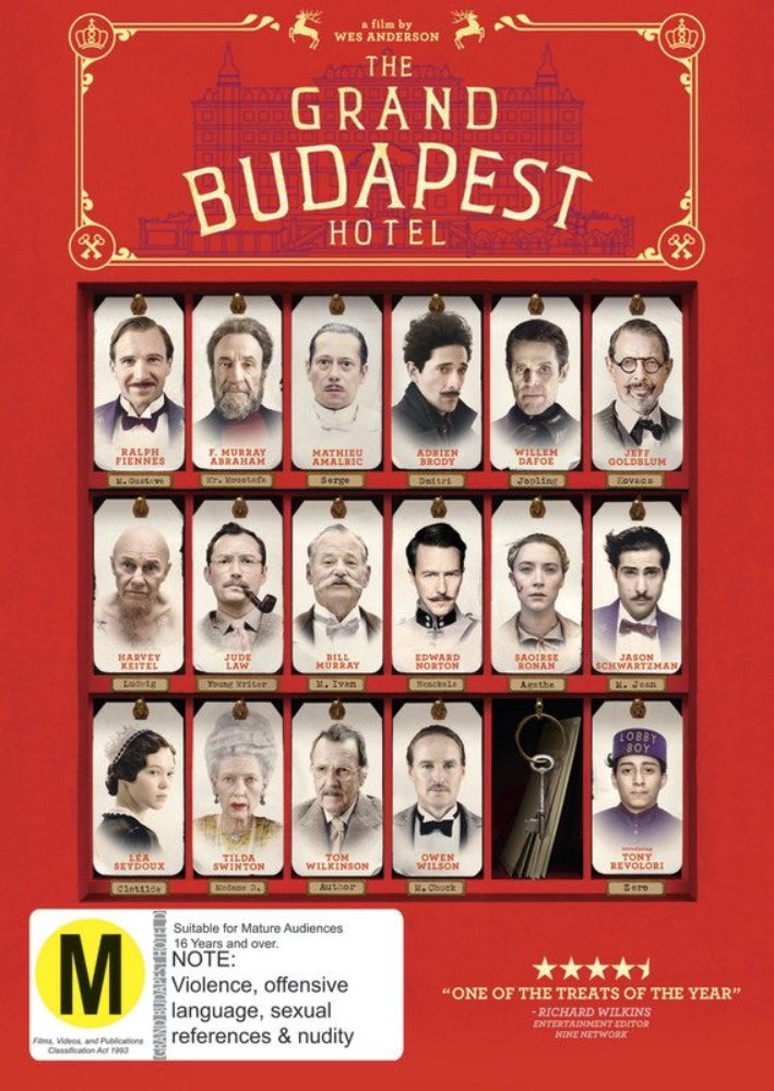 The Grand Budapest Hotel - 2014 (DVD)