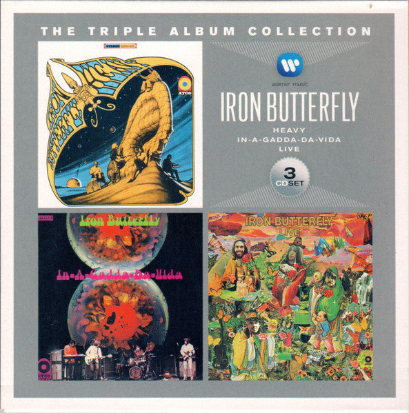 Iron Butterfly : The Triple Album Collection (CD, Album, RE, RM + CD, Album, RE + CD, Album, RE )