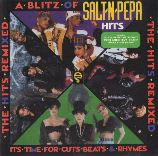 Salt 'N' Pepa : A Blitz Of Salt-N-Pepa Hits: The Hits Remixed (CD, Comp)
