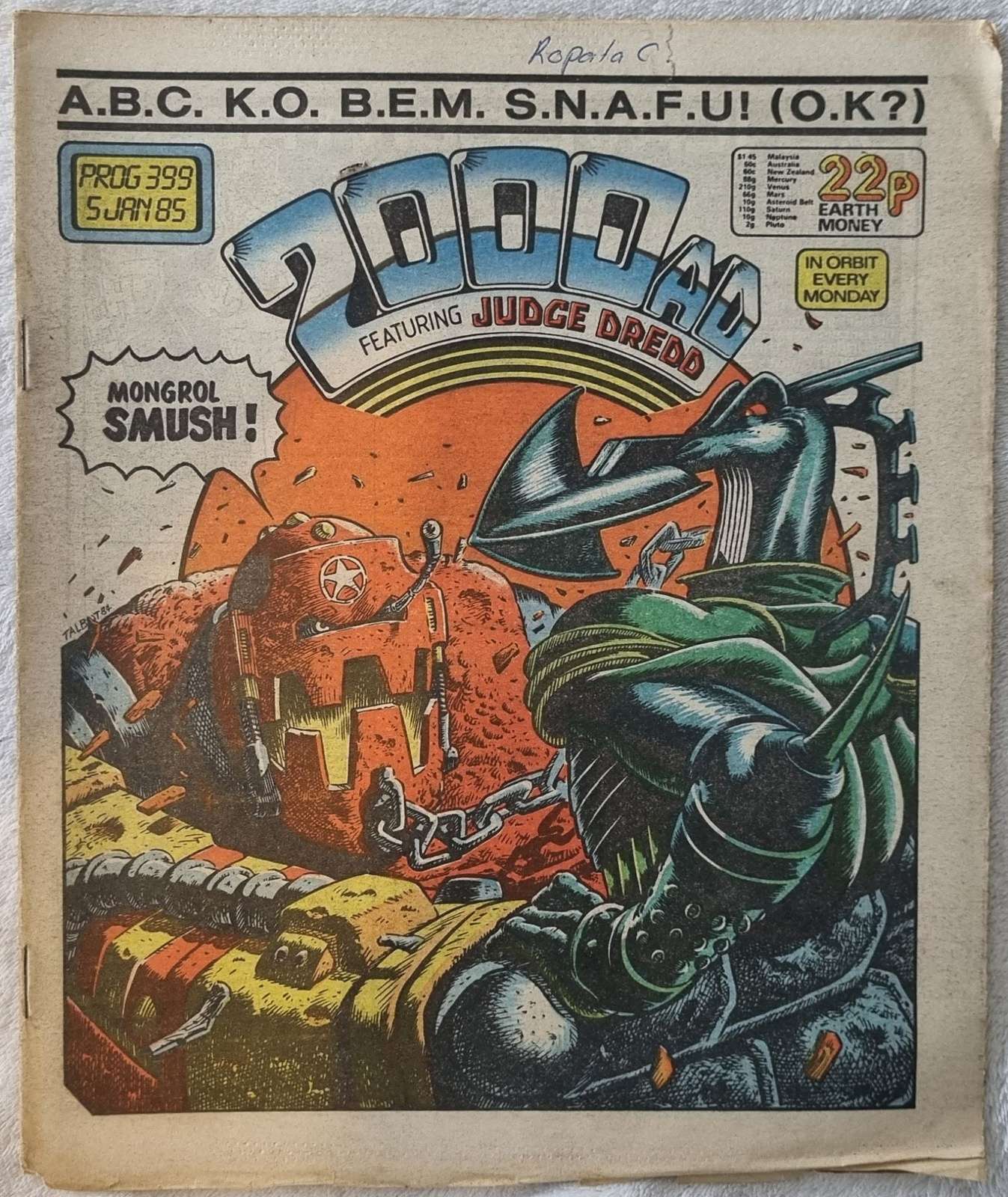 2000 AD Prog #399 Default Title