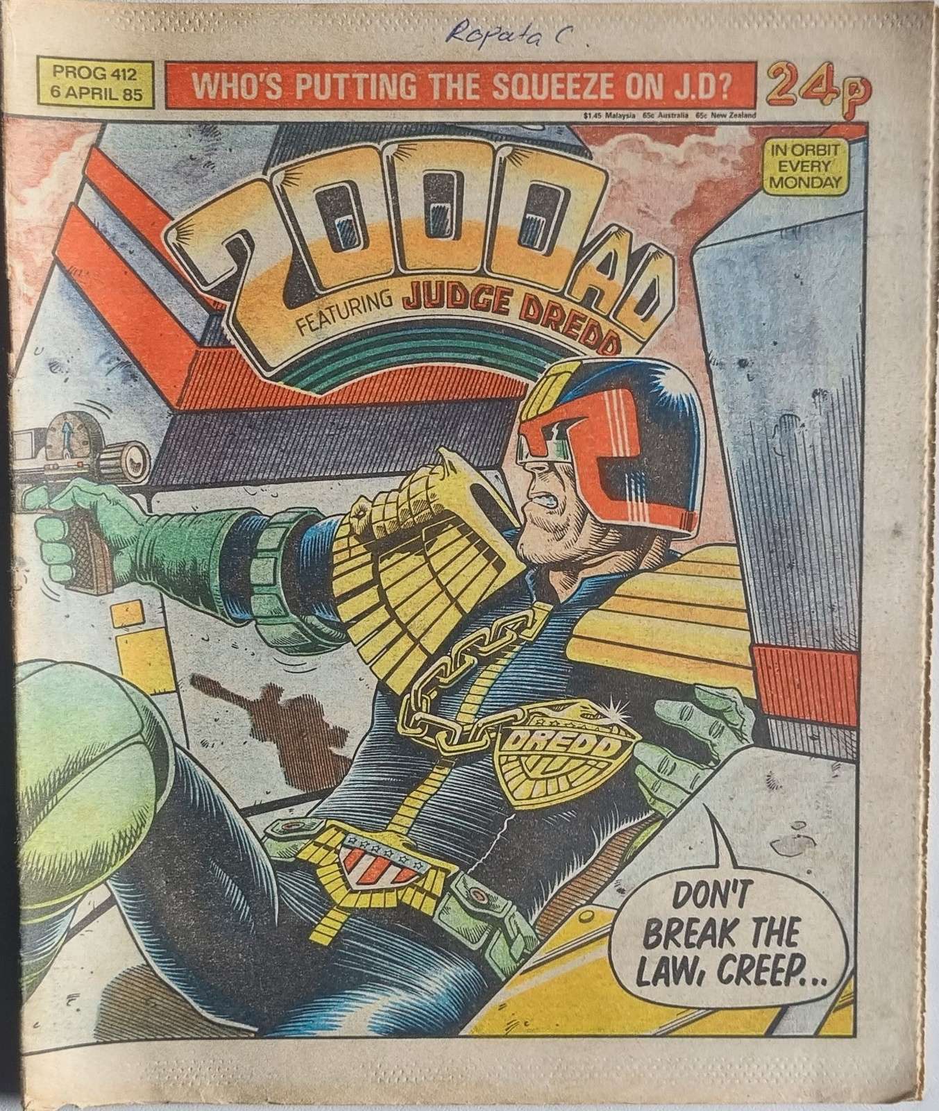 2000 AD Prog #412 Default Title