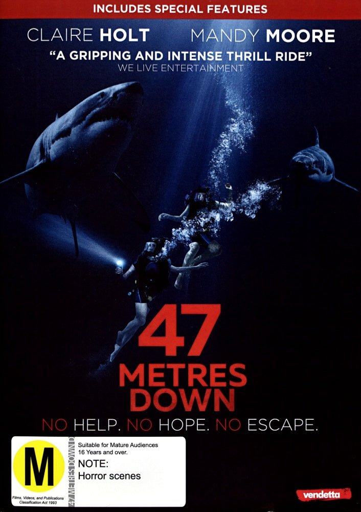47 Meters Down - 2017 (DVD) - Vinyl Kitchen