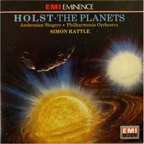 Gustav Holst - The Ambrosian Singers - Philharmonia Orchestra - Sir Simon Rattle : The Planets (CD, Album, RE)
