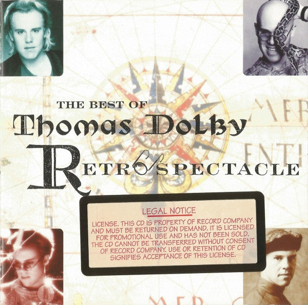 Thomas Dolby : Retrospectacle (The Best Of Thomas Dolby) (CD, Comp, Promo)