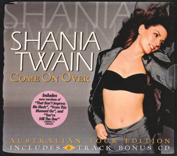 Shania Twain : Come On Over (Australian Tour Edition) (2xCD, Album, Sli)
