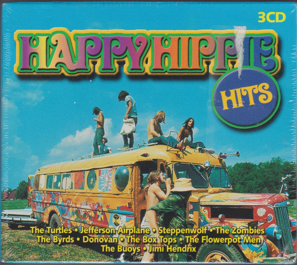 Various : Happy Hippie Hits (3xCD, Comp + Box)