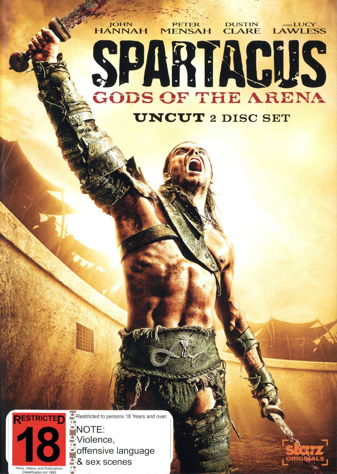 Spartacus: Gods of the Arena DVD