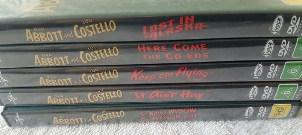 Abbott and Costello 5 Movie Set Brand New