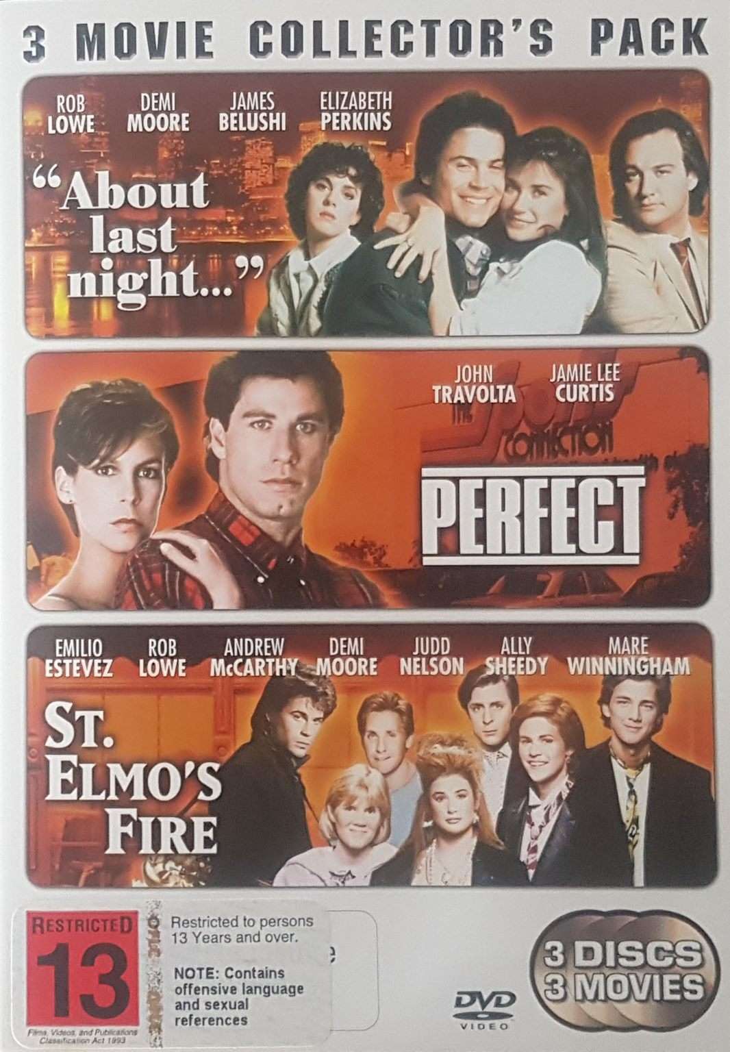 About Last Night / Perfect / St. Elmo's Fire