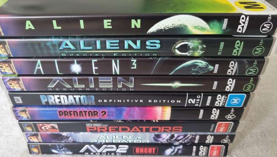 Aliens & Predator Movie Collection 9 Films