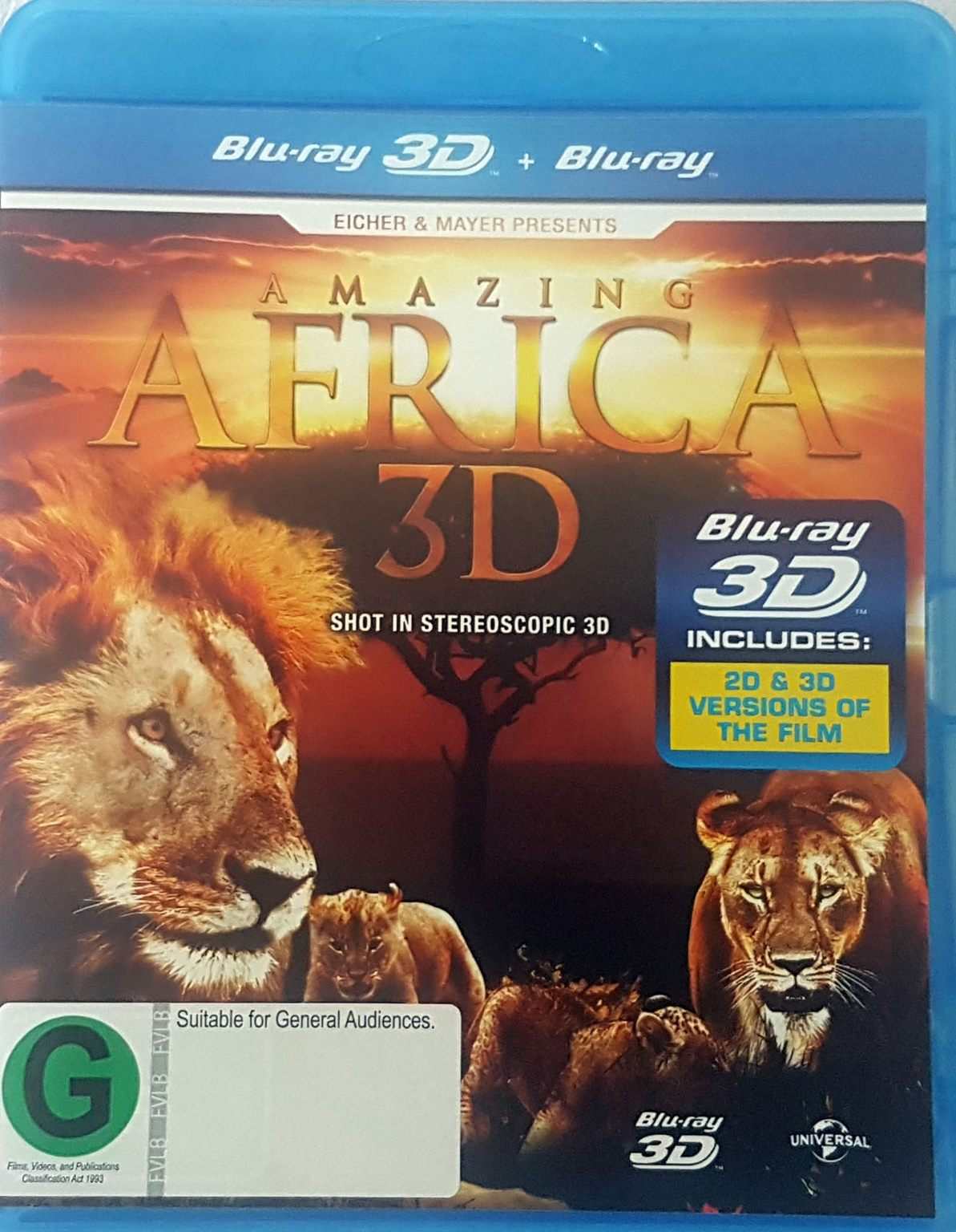 Amazing Africa 3D (Blu Ray) Default Title