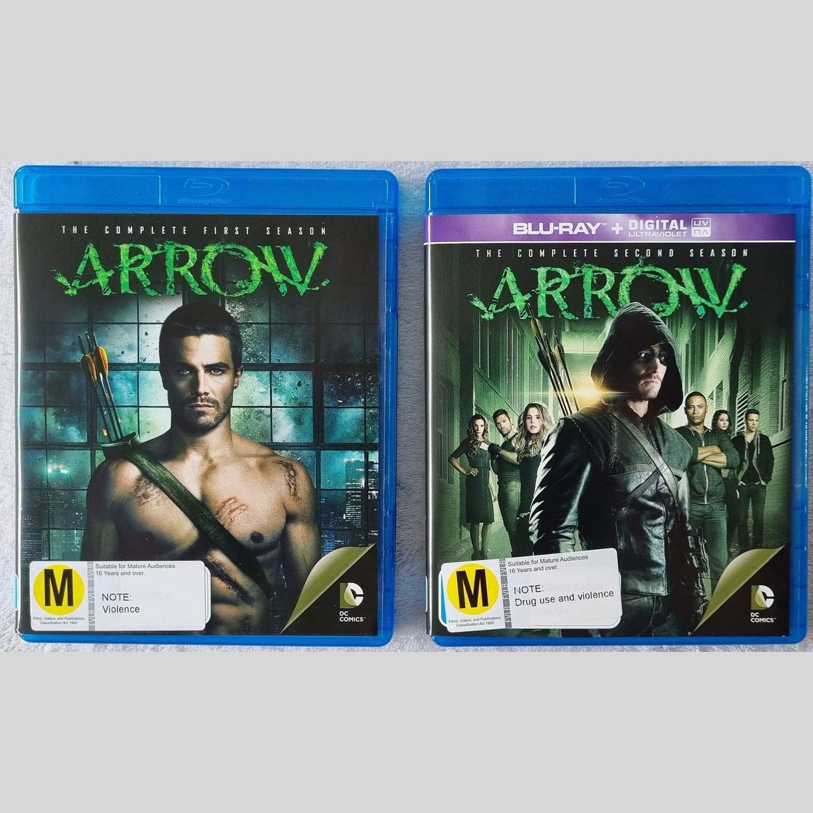 Arrow Season 1 & 2 (Blu Ray)  8 Disc Set