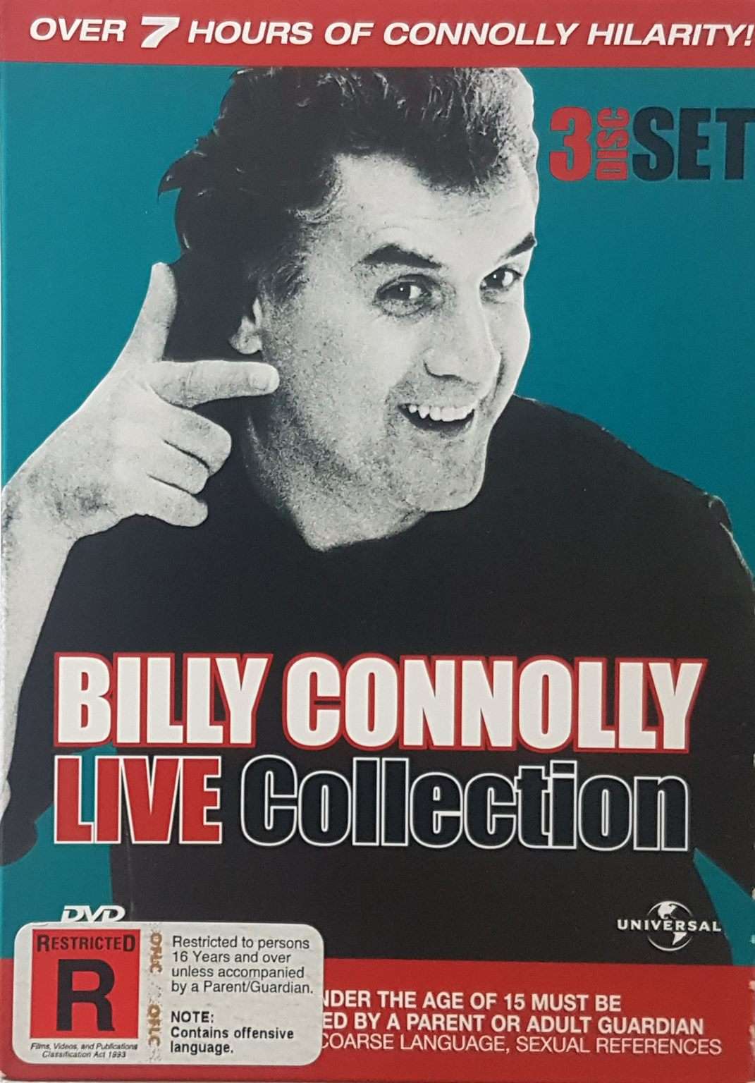 Billy Connolly Live Collection 3 Disc Set Rare