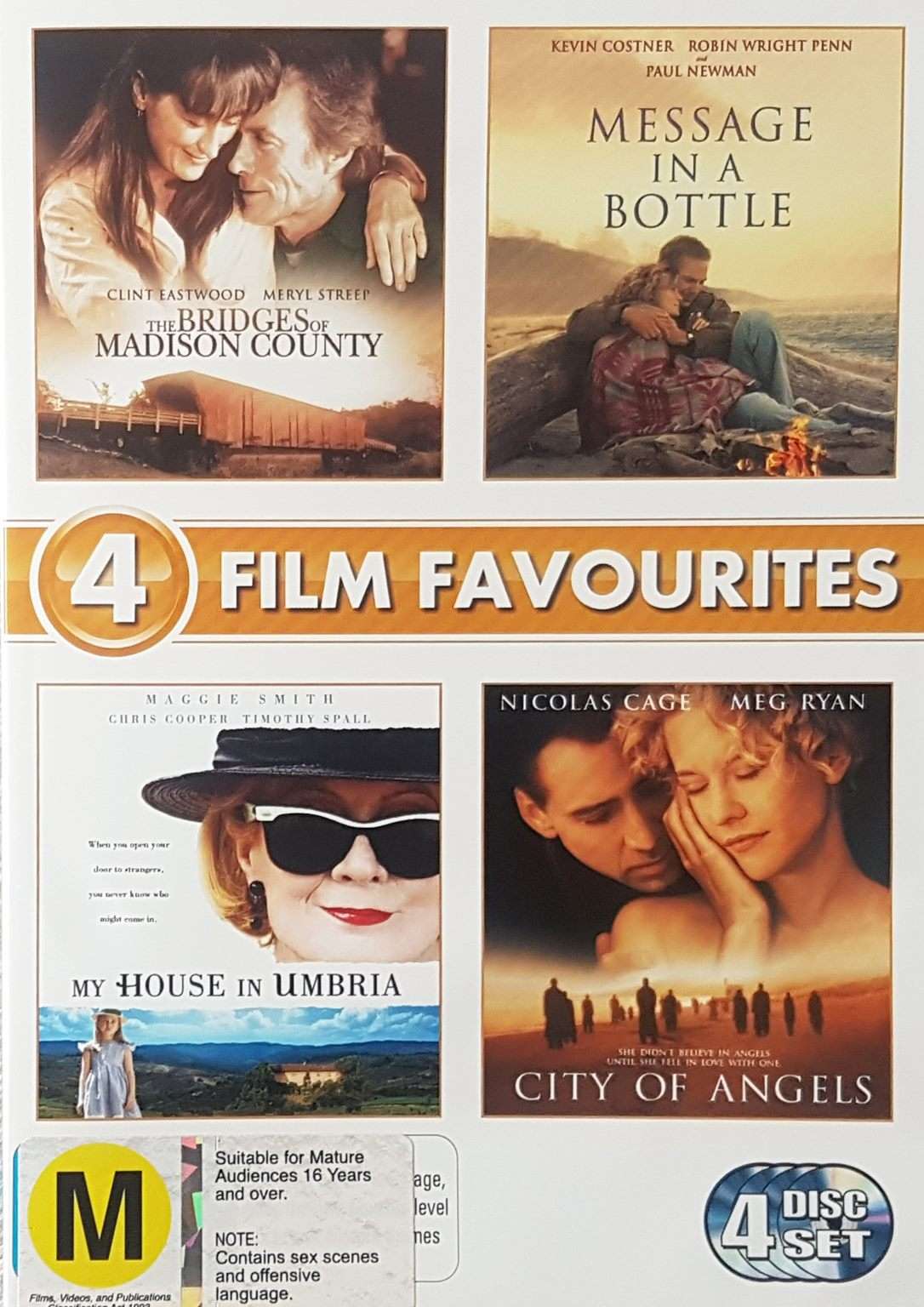 Bridges of Madison County/Message in a Bottle/My House in Umbria/City of Angels