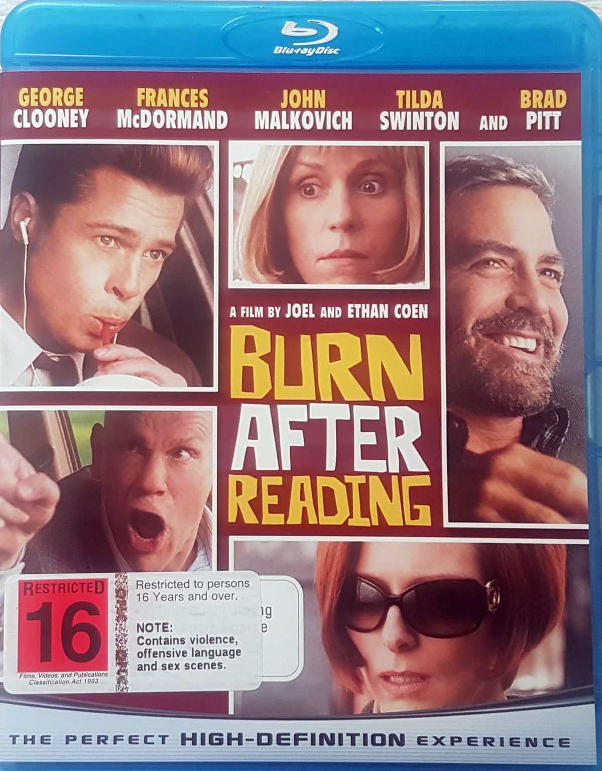 Burn After Reading (Blu Ray) Default Title