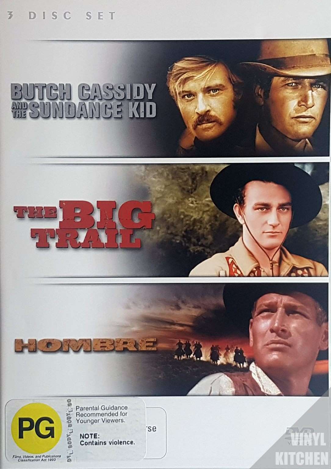 Butch Cassidy and the Sundance Kid / The Big Trail / Hombre