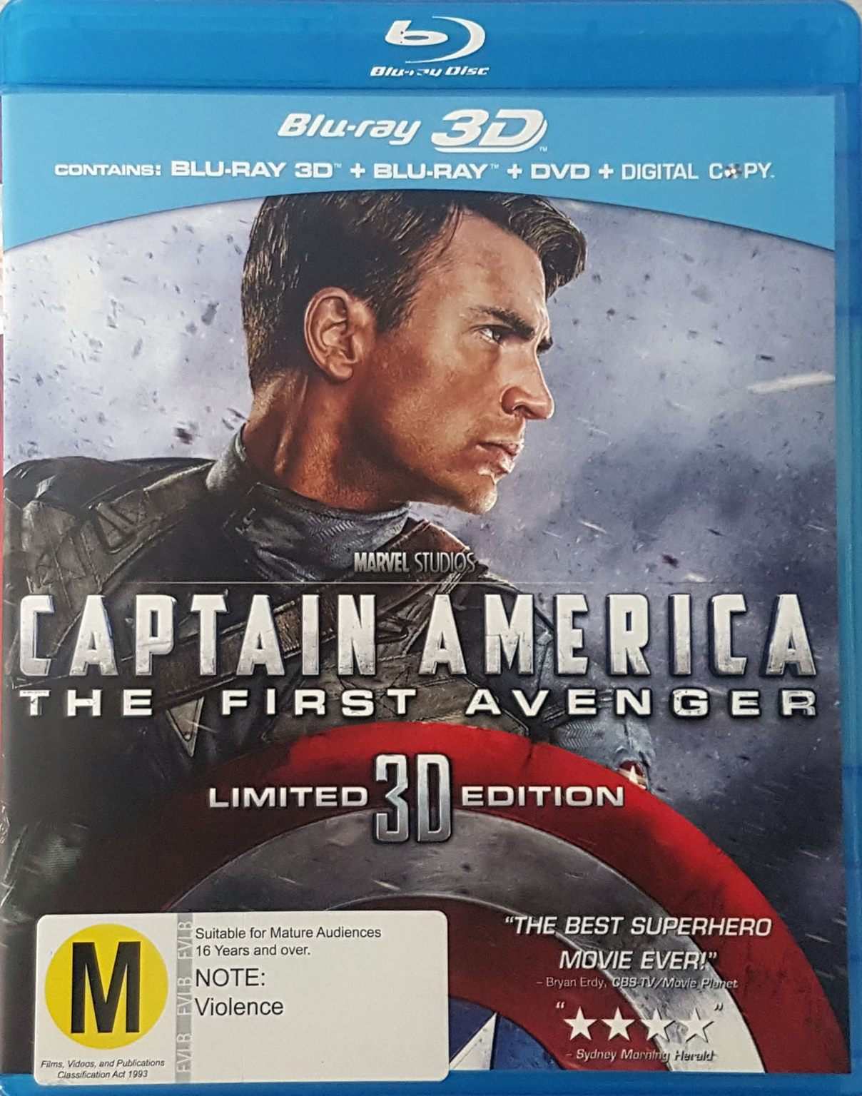 Captain America: The First Avenger 3D Limited Edition (Blu Ray) Default Title
