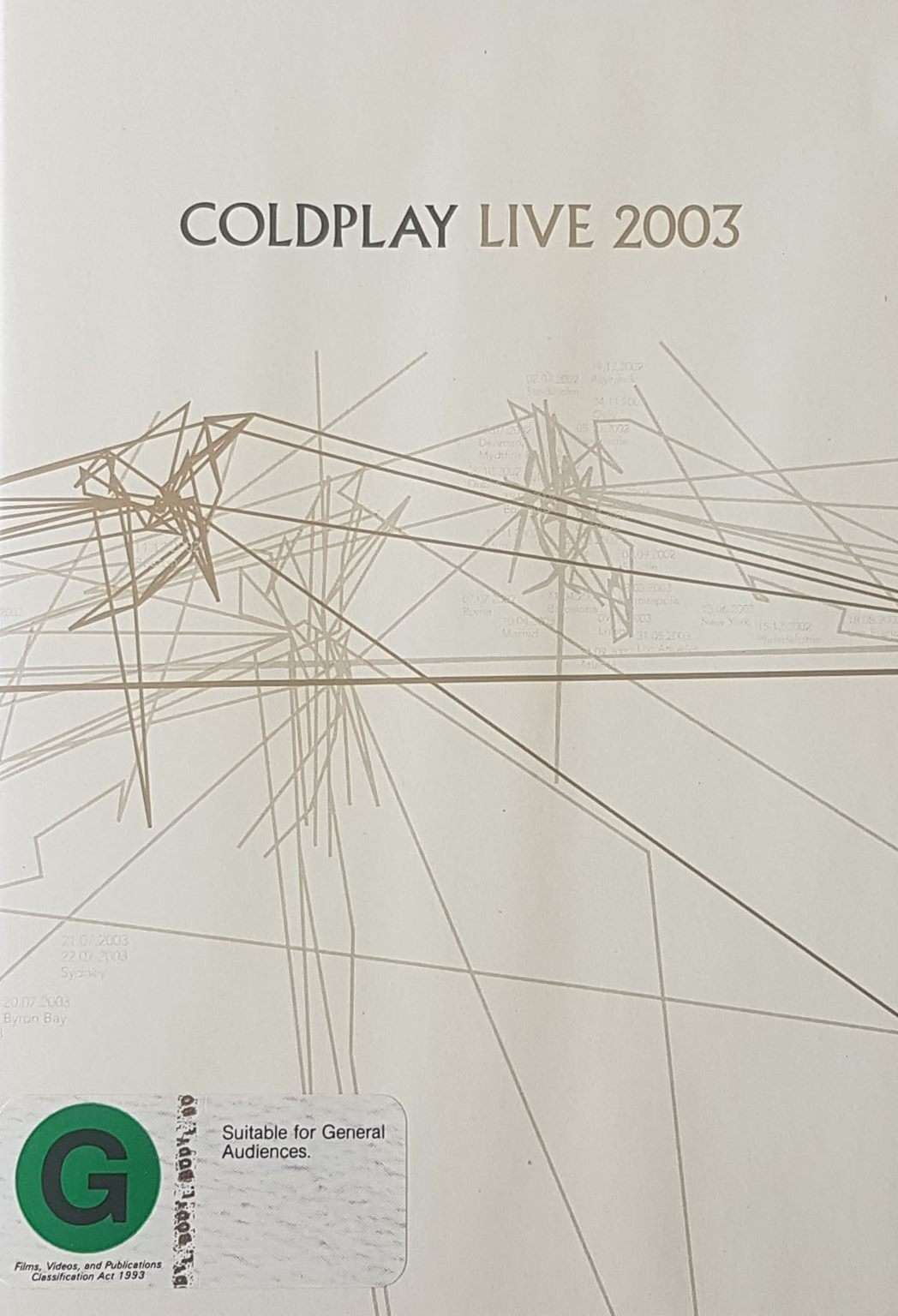Coldplay Live 2003 DVD/CD