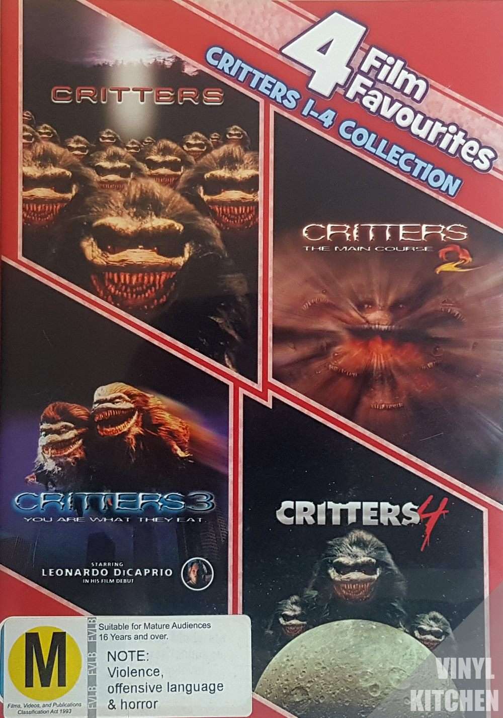 Critters Complete Collection Critters 1 - 4 4 Film Favs