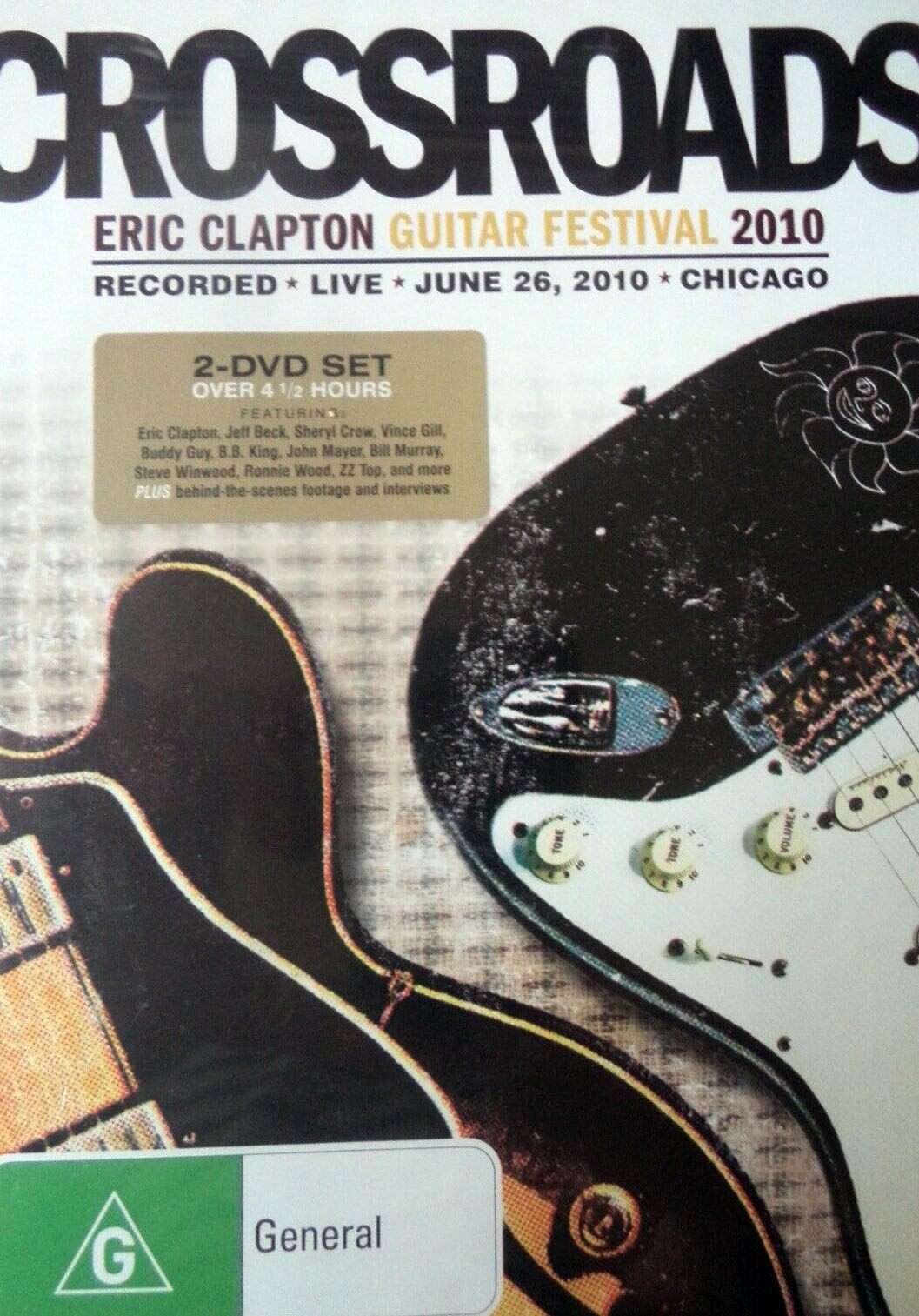 Crossroads Eric Clapton Guitar Festival 2010 2 Disc Set