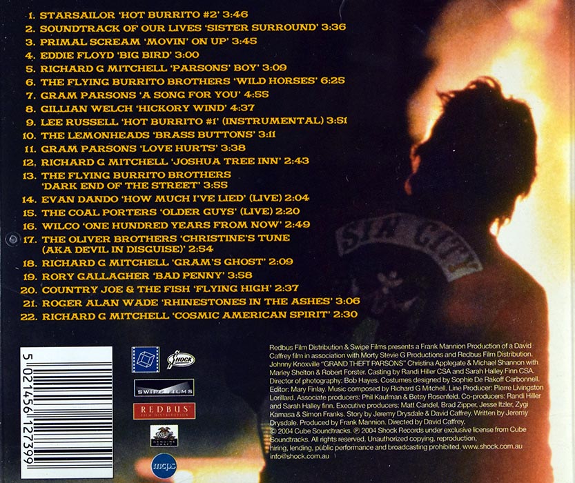 Grand Theft Parsons - Music from and Inspired by the Motion Picture (CD)
