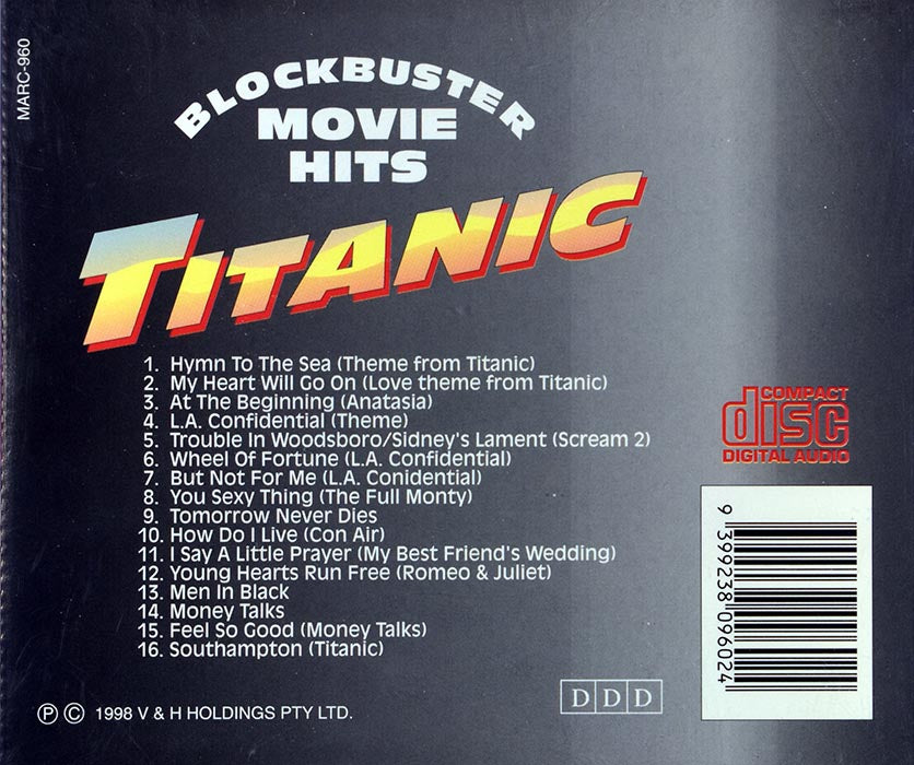 Blockbuster Movie Hits - Titanic (CD)