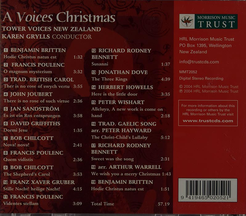 Tower Voices New Zealand - A Voices Christmas (CD)