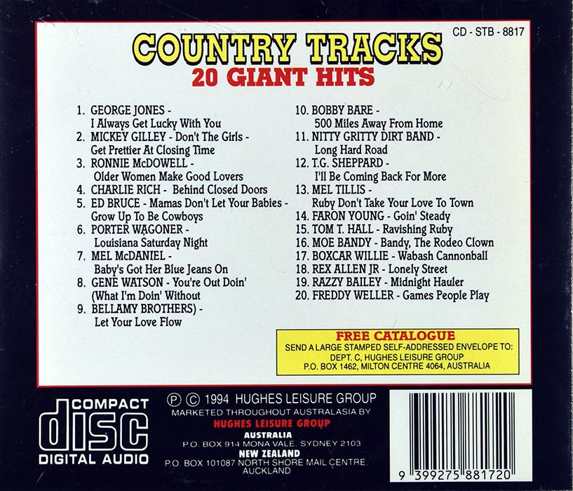Country Tracks - 20 Giant Hits (CD)