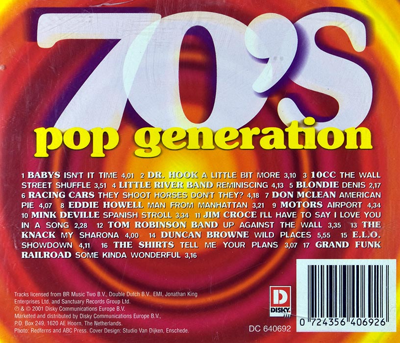 70's Pop Generation - Wild Places (CD)