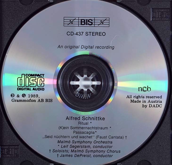 Alfred Schnittke - Ritual - (K)ein Sommernachtstraum (Faust Cantata) (CD)